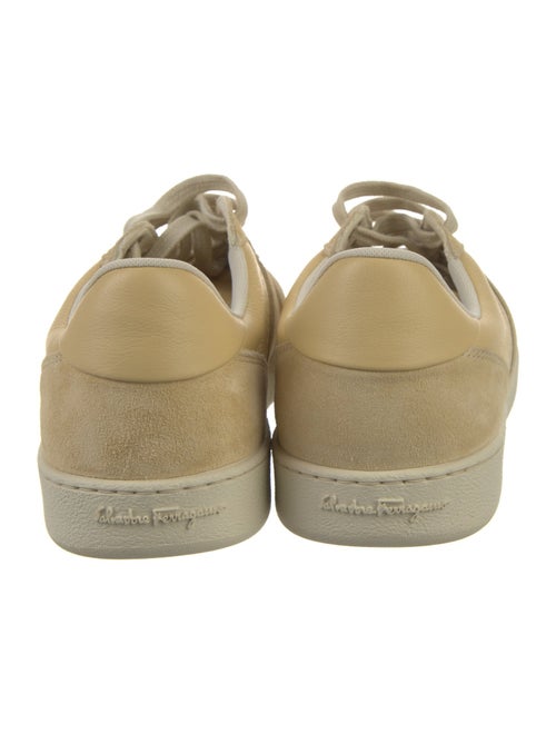 Ferragamo Gancini Logo Suede Sneakers