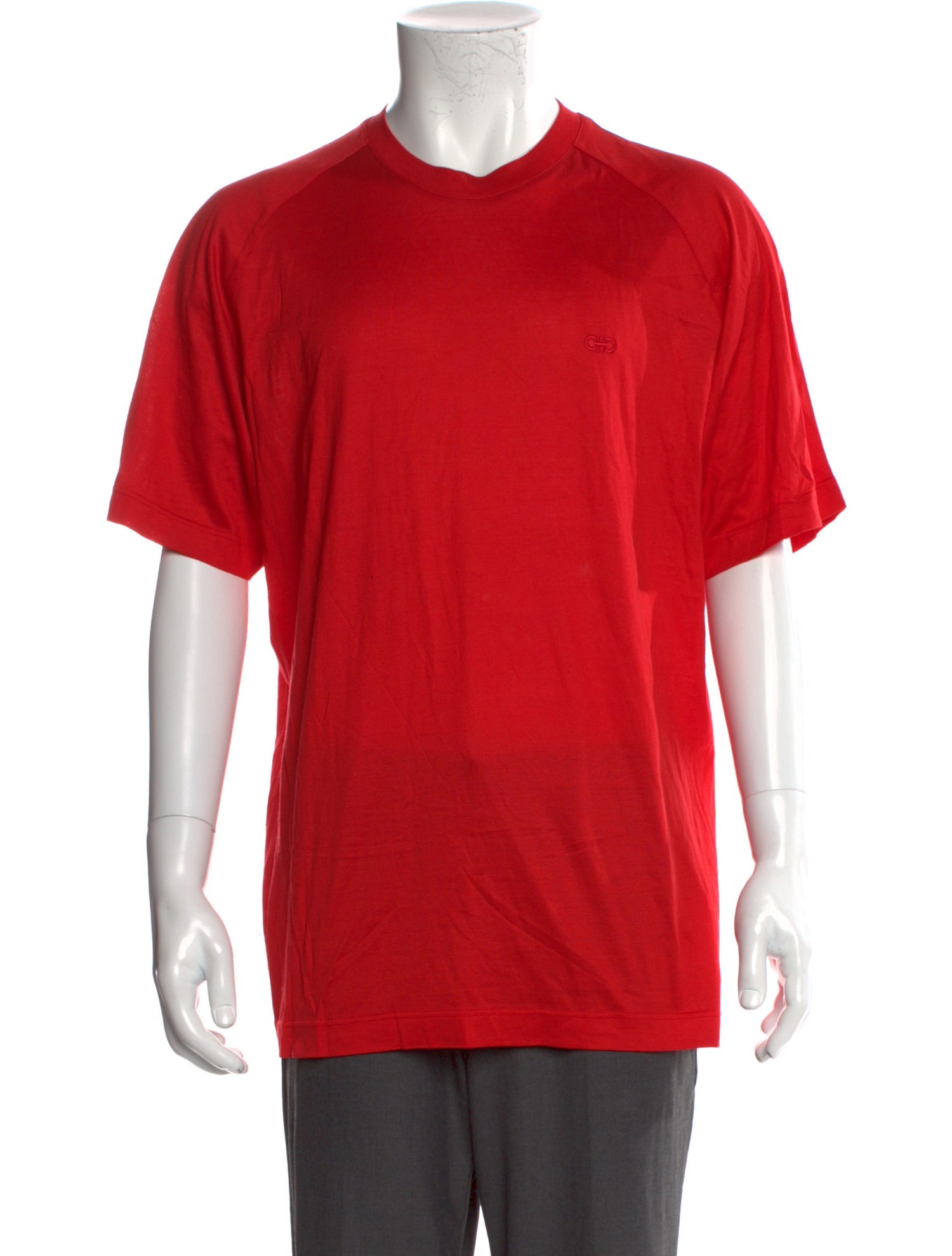 Salvatore Ferragamo Crew Neck Short Sleeve T-Shirt