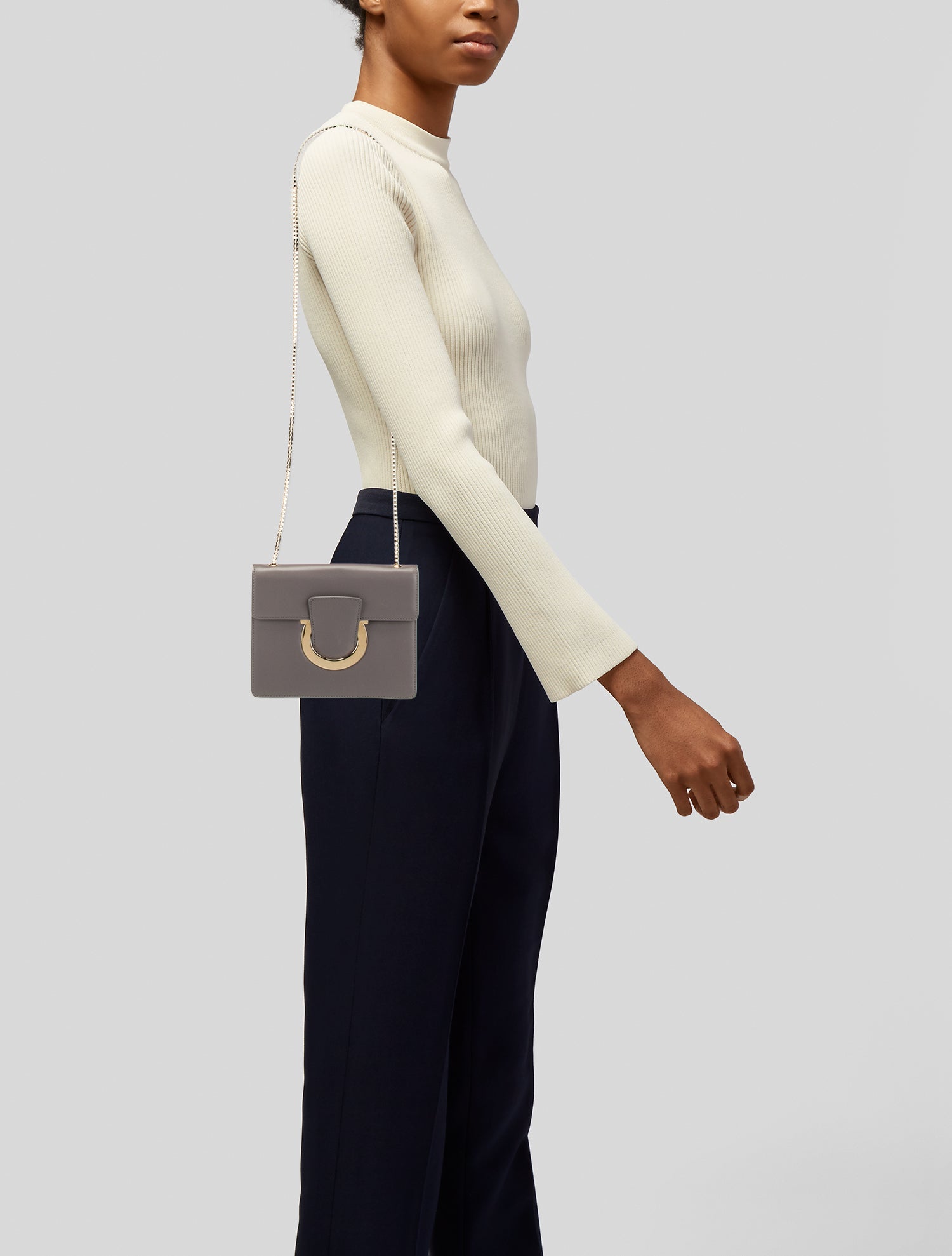 Salvatore Ferragamo Leather Shoulder Bag