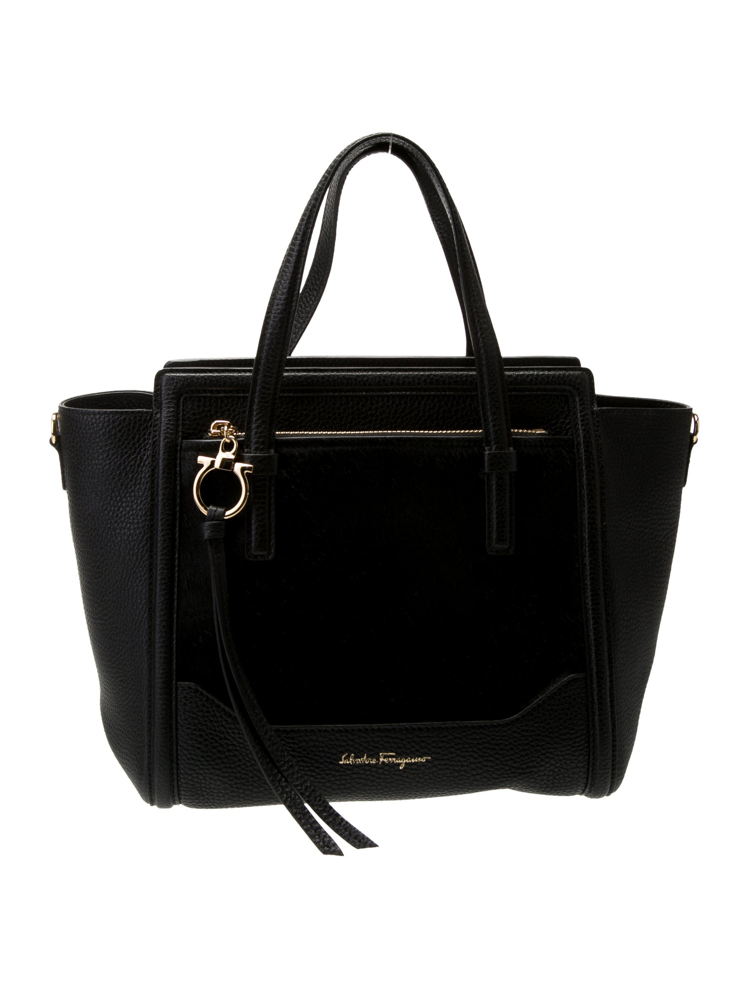 Salvatore Ferragamo Leather Top Handle Bag