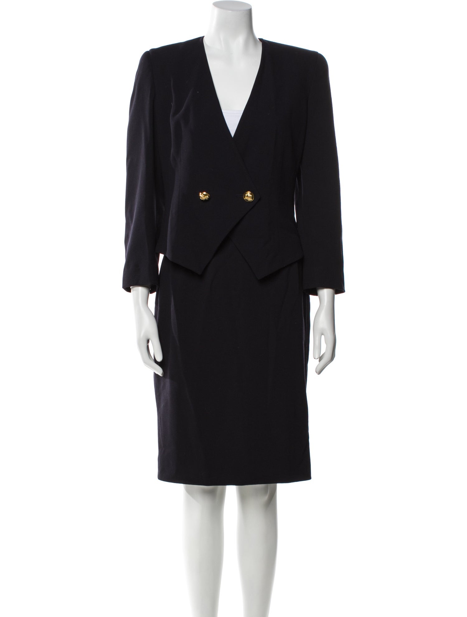 Salvatore Ferragamo Vintage Wool Pant Set