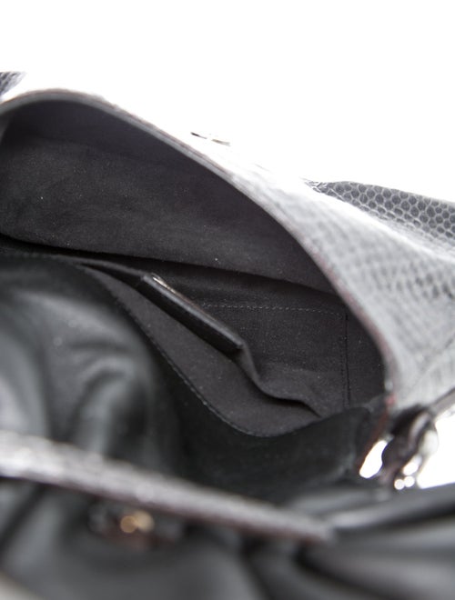 Salvatore Ferragamo Python Top Handle Bag