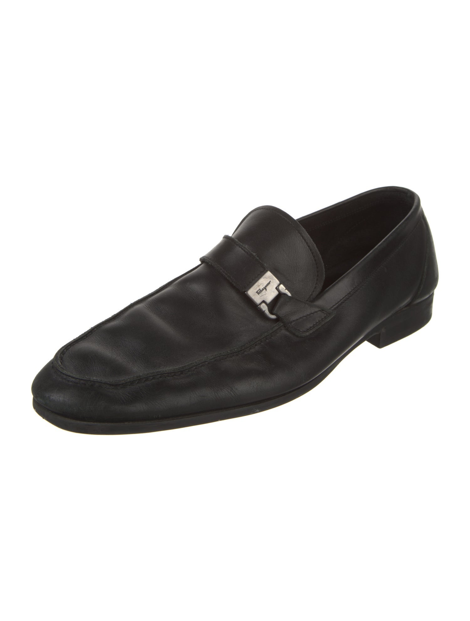 Salvatore Ferragamo Leather Dress Loafers