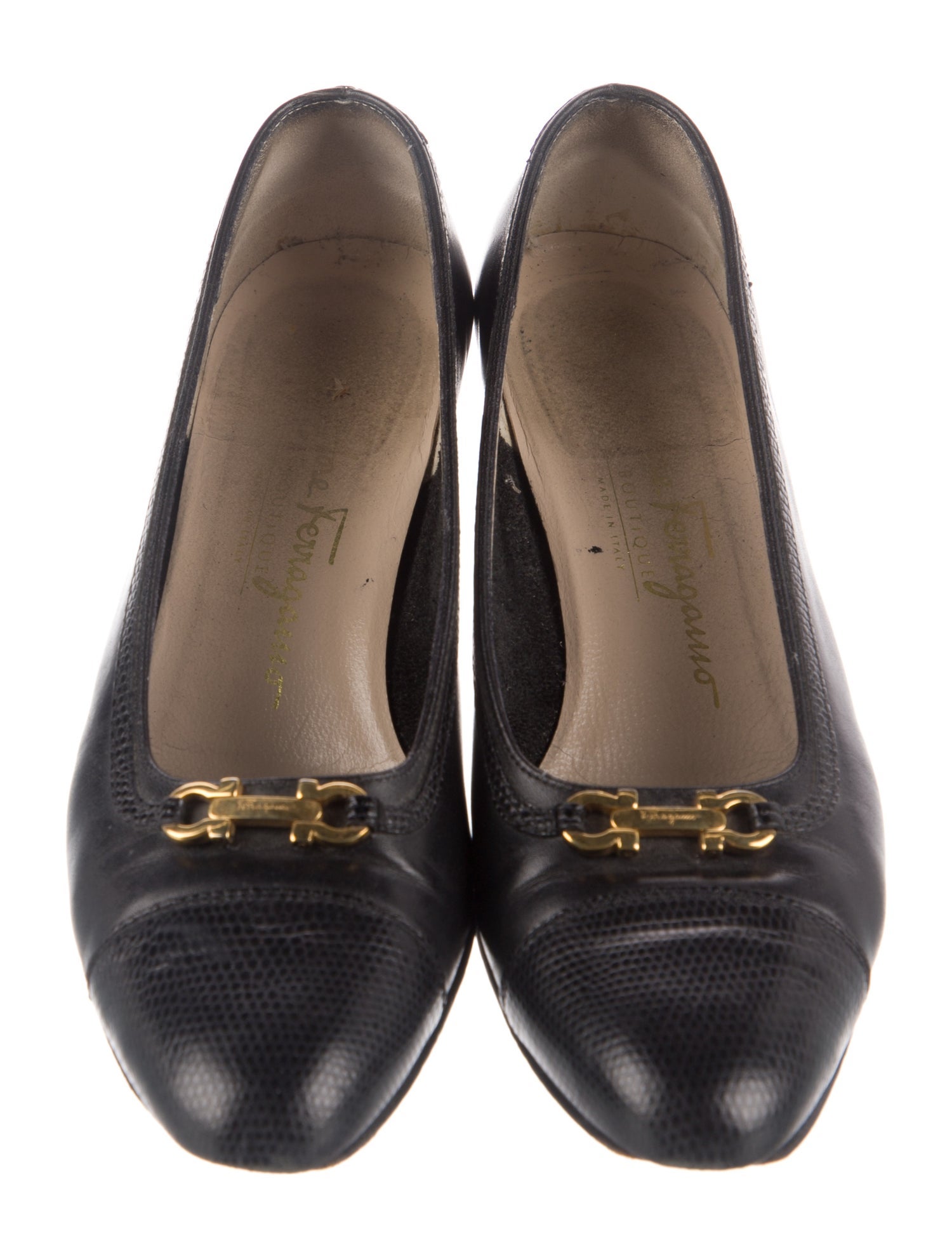 Salvatore Ferragamo Leather Pumps