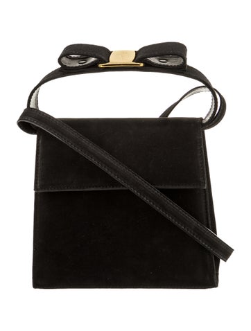 Salvatore Ferragamo Handle Bags Suede Top Bag