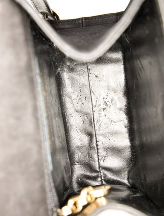 Salvatore Ferragamo Suede Top Handle Bag