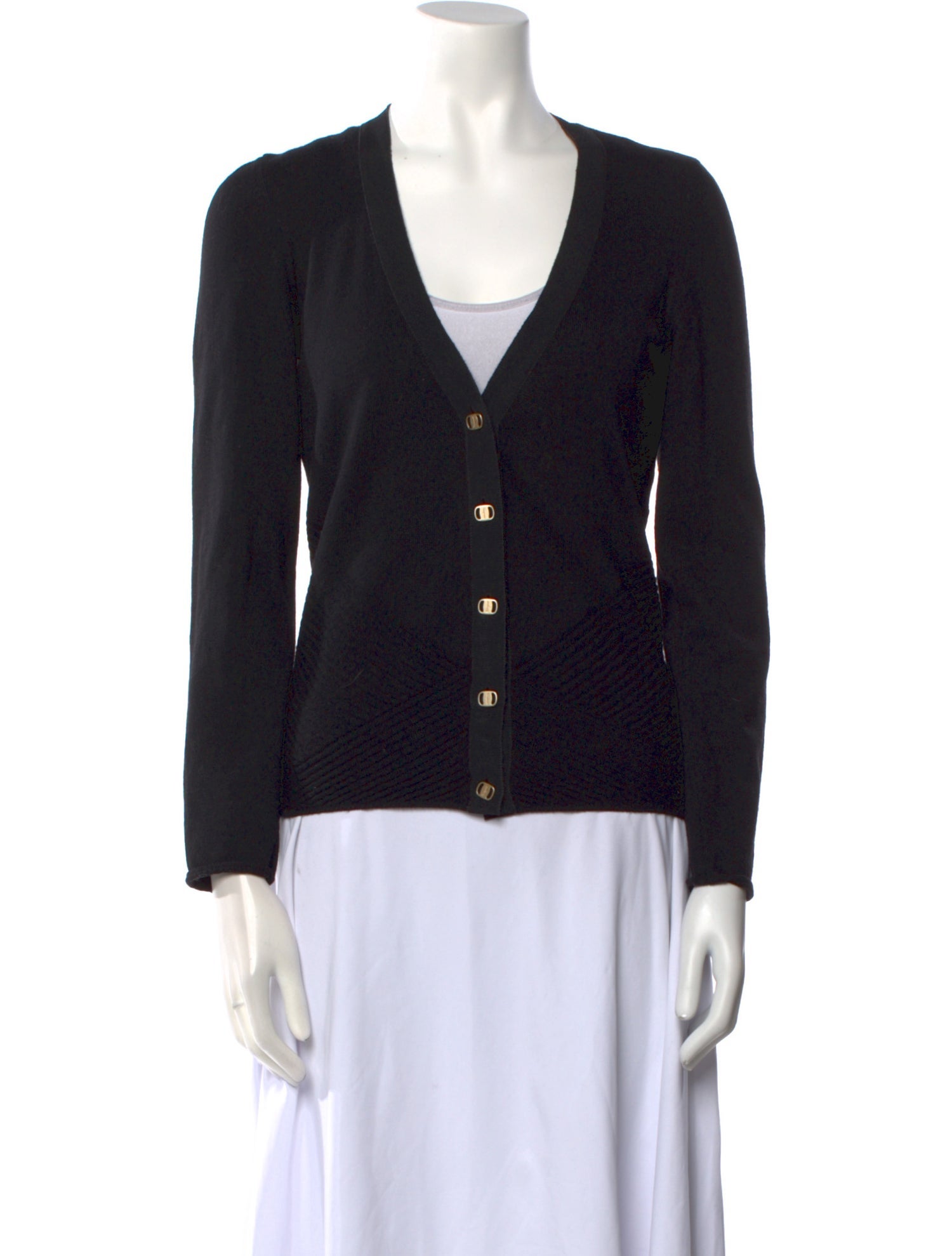 Salvatore Ferragamo Wool V-Neck Sweater