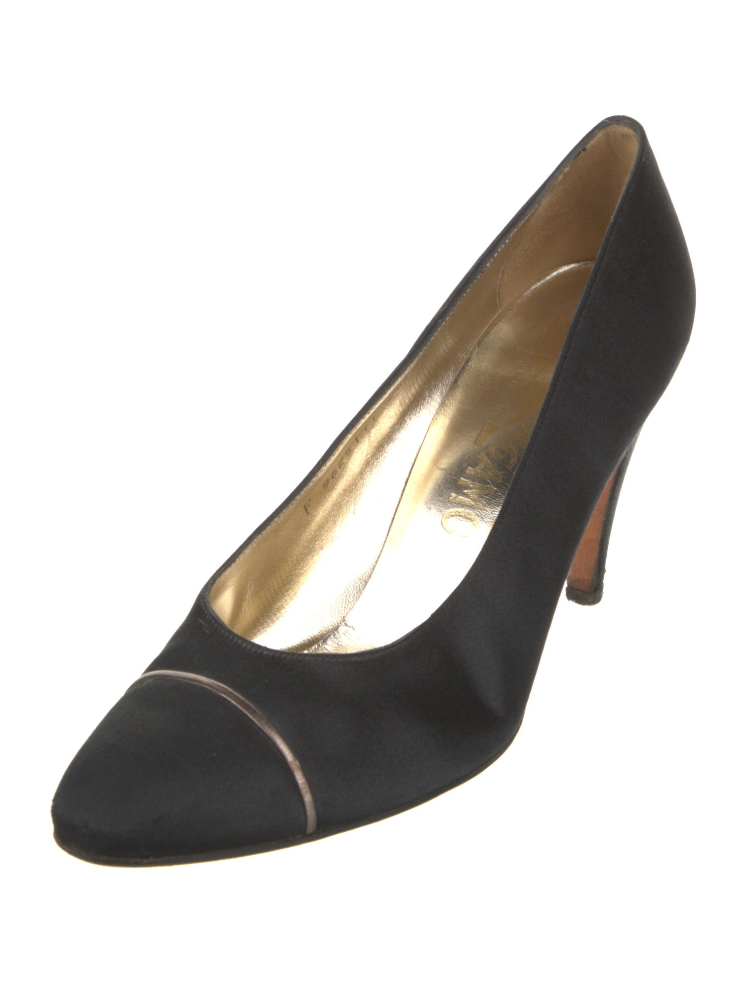 Salvatore Ferragamo Satin Pumps