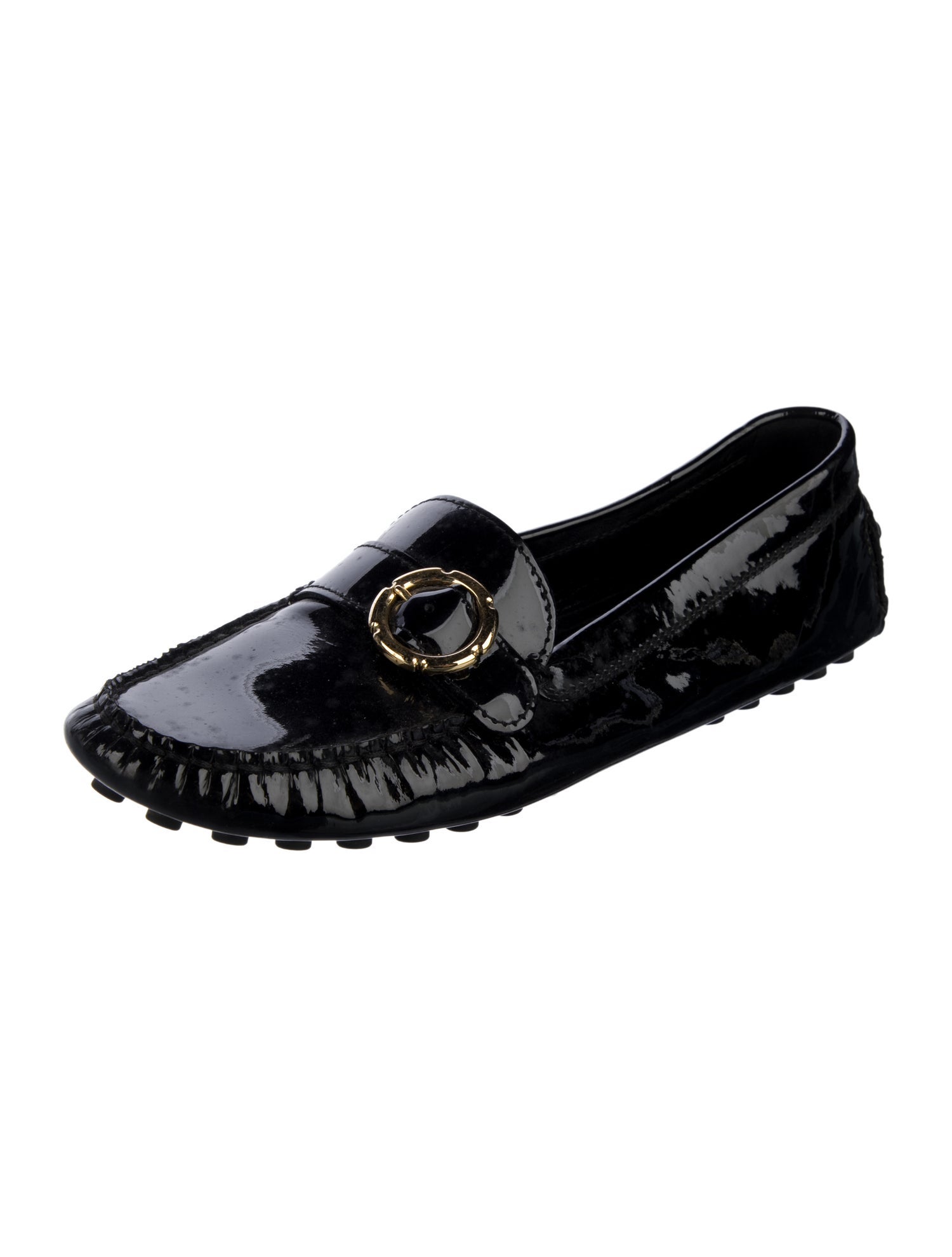 Salvatore Ferragamo Patent Leather Loafers