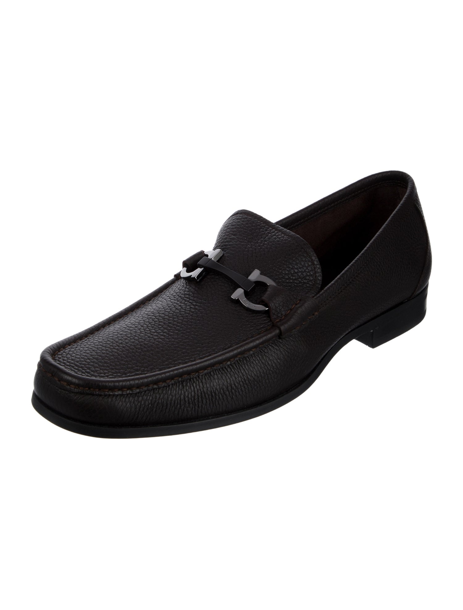 Salvatore Ferragamo Leather Dress Loafers
