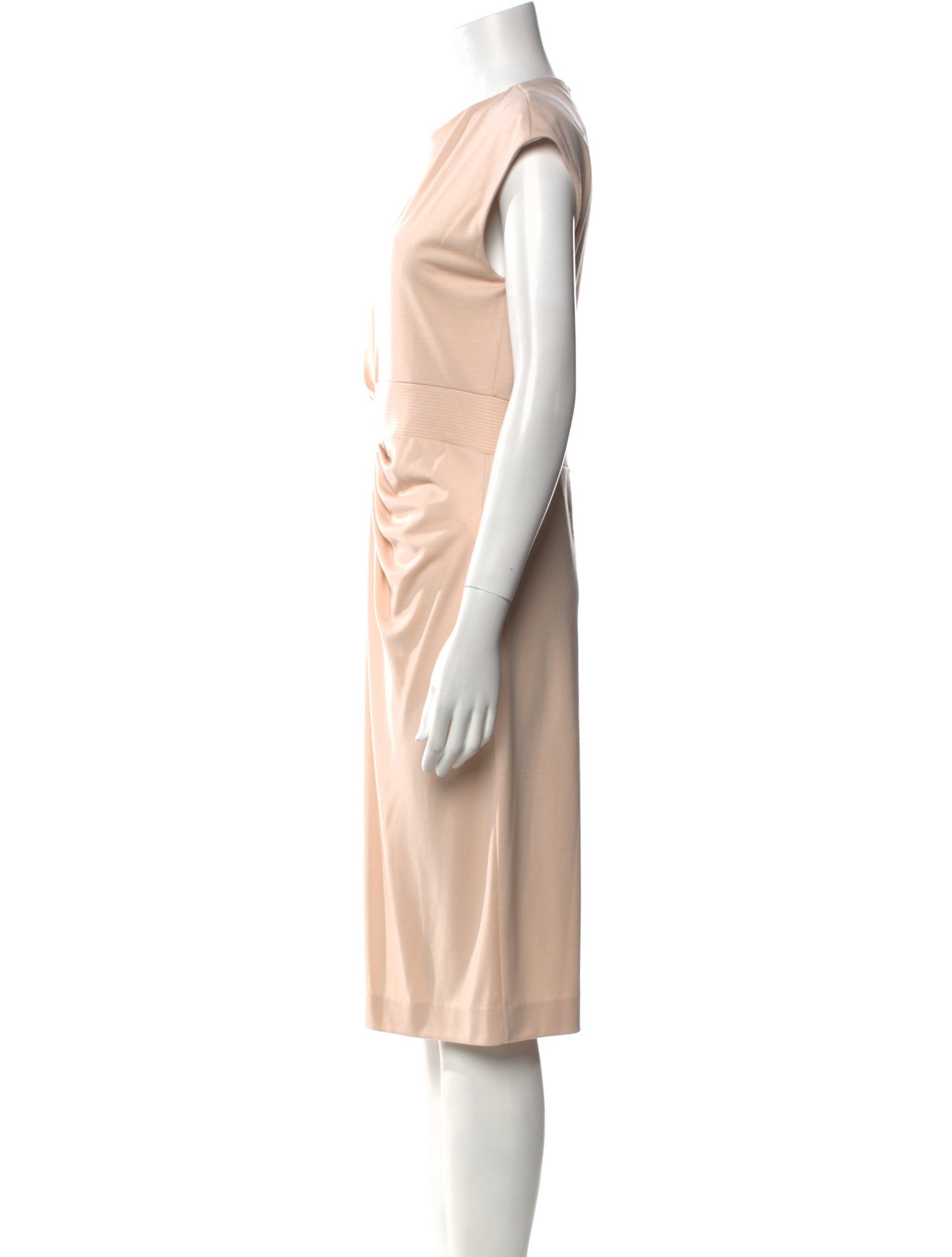 Salvatore Ferragamo Wool Midi Length Dress