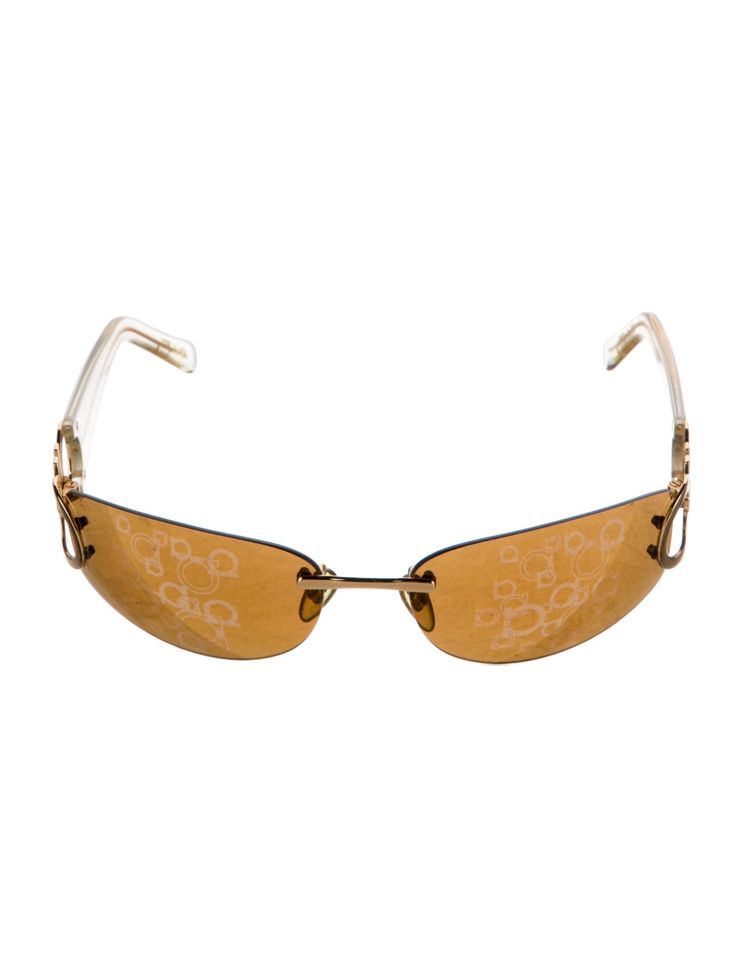 Salvatore Ferragamo Gancini Logo Shield Sunglasses
