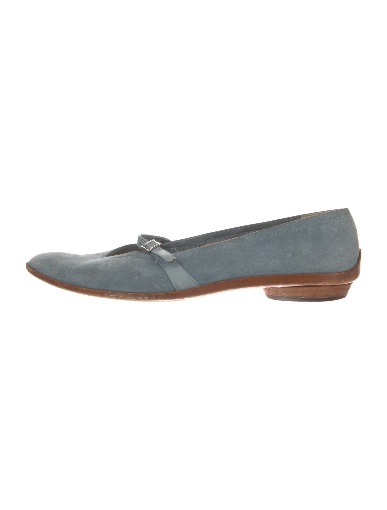 Salvatore Ferragamo Suede Ballet Flats