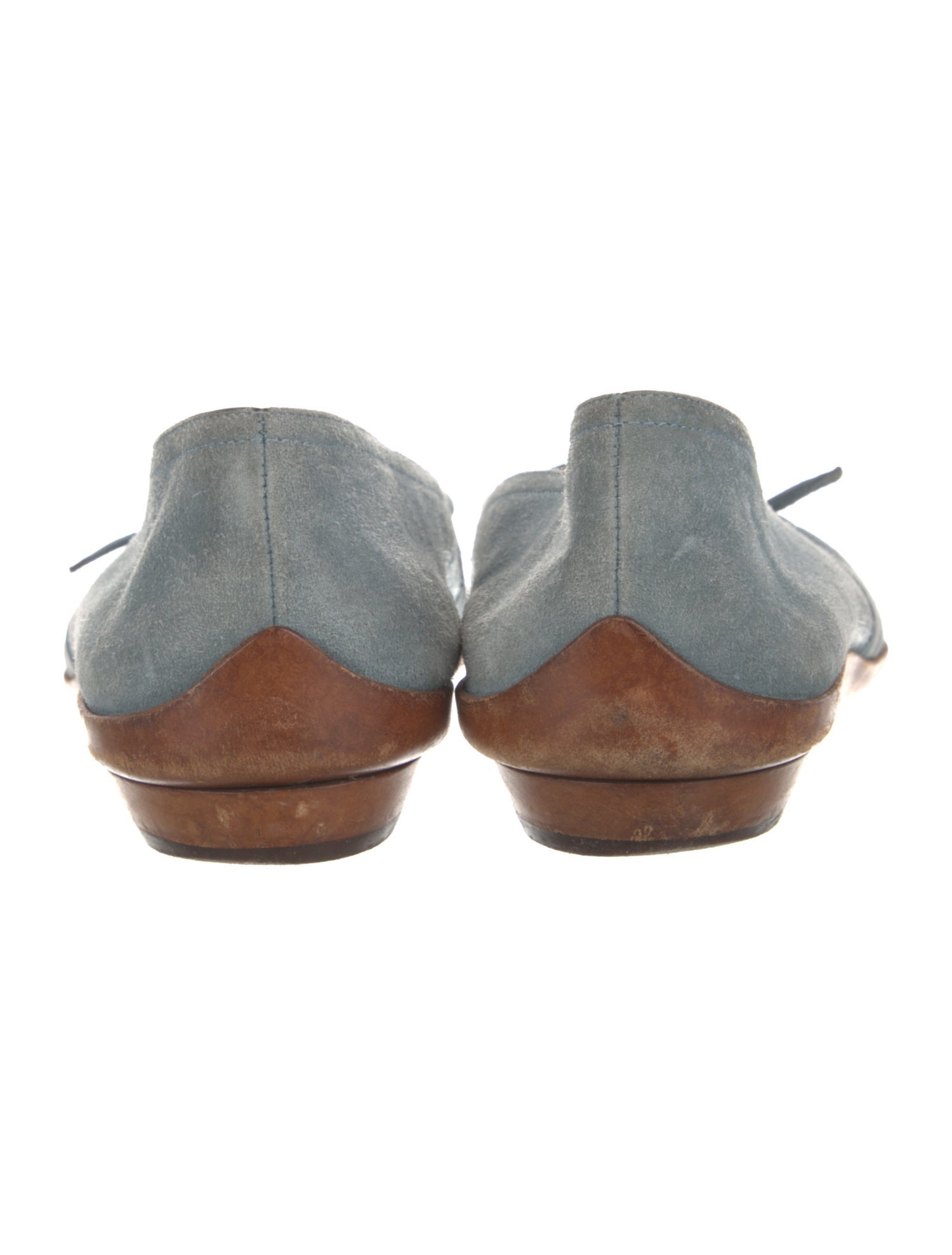 Salvatore Ferragamo Suede Ballet Flats