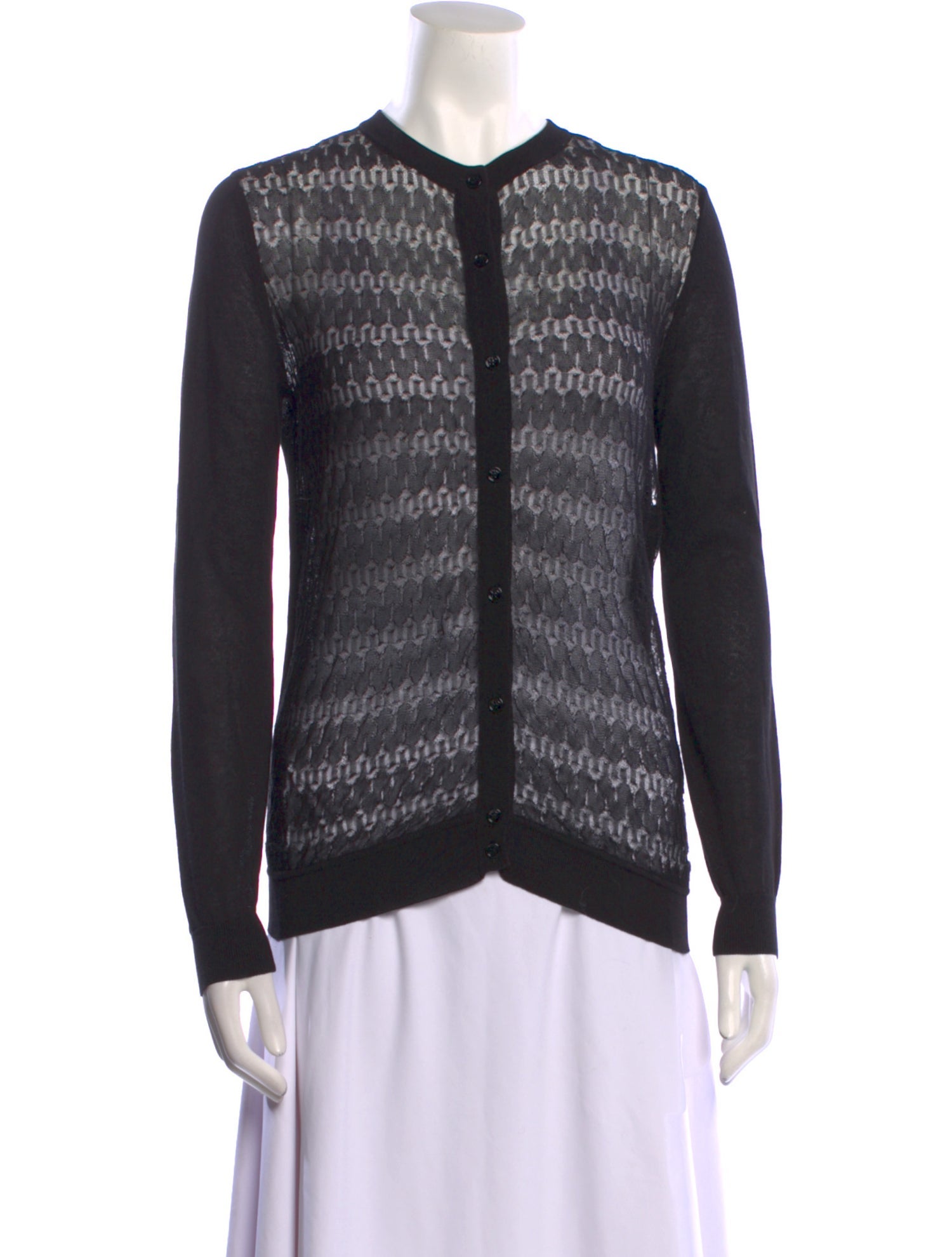 Salvatore Ferragamo Striped Crew Neck Sweater