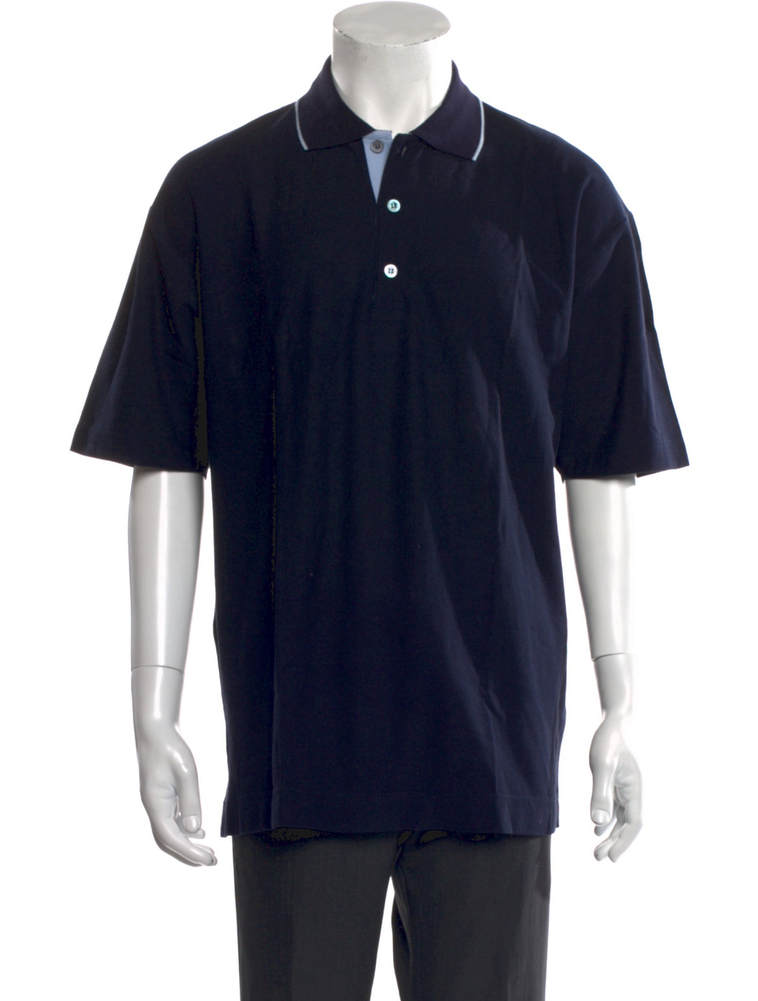 Salvatore Ferragamo Collar Short Sleeve Polo Shirt
