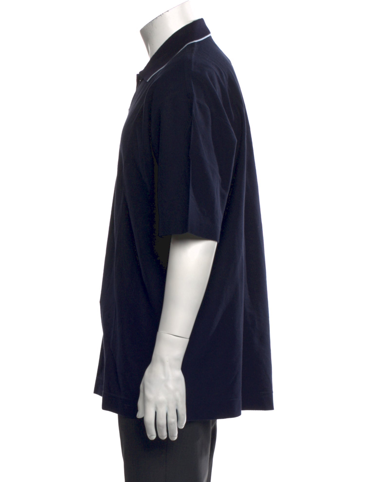 Salvatore Ferragamo Collar Short Sleeve Polo Shirt