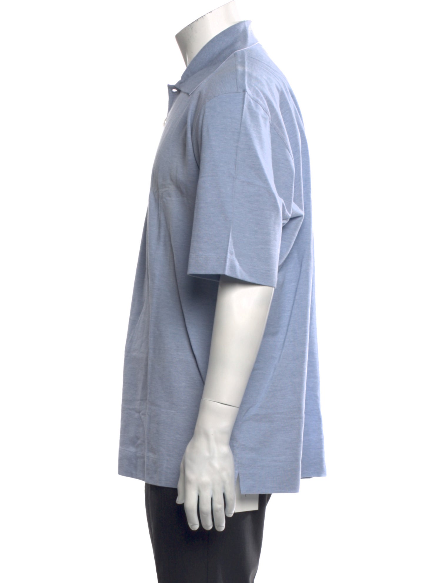 Salvatore Ferragamo Collar Short Sleeve Polo Shirt