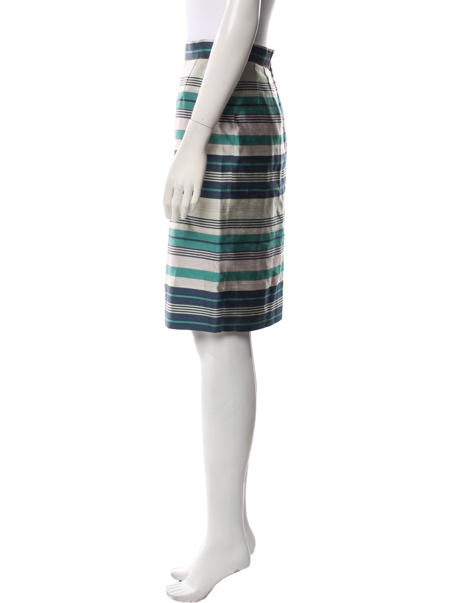 Salvatore Ferragamo Silk Knee-Length Skirt