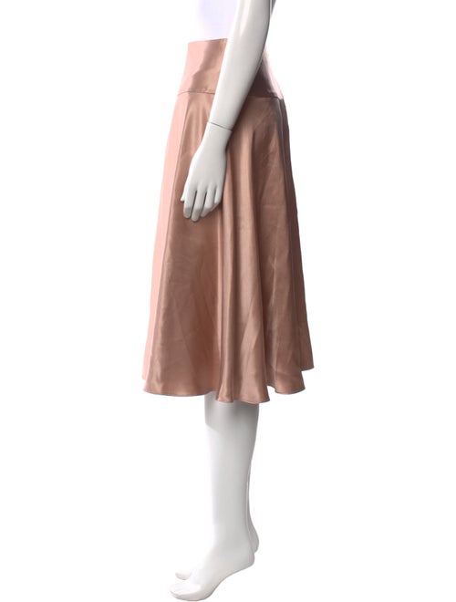 Salvatore Ferragamo Silk Knee-Length Skirt