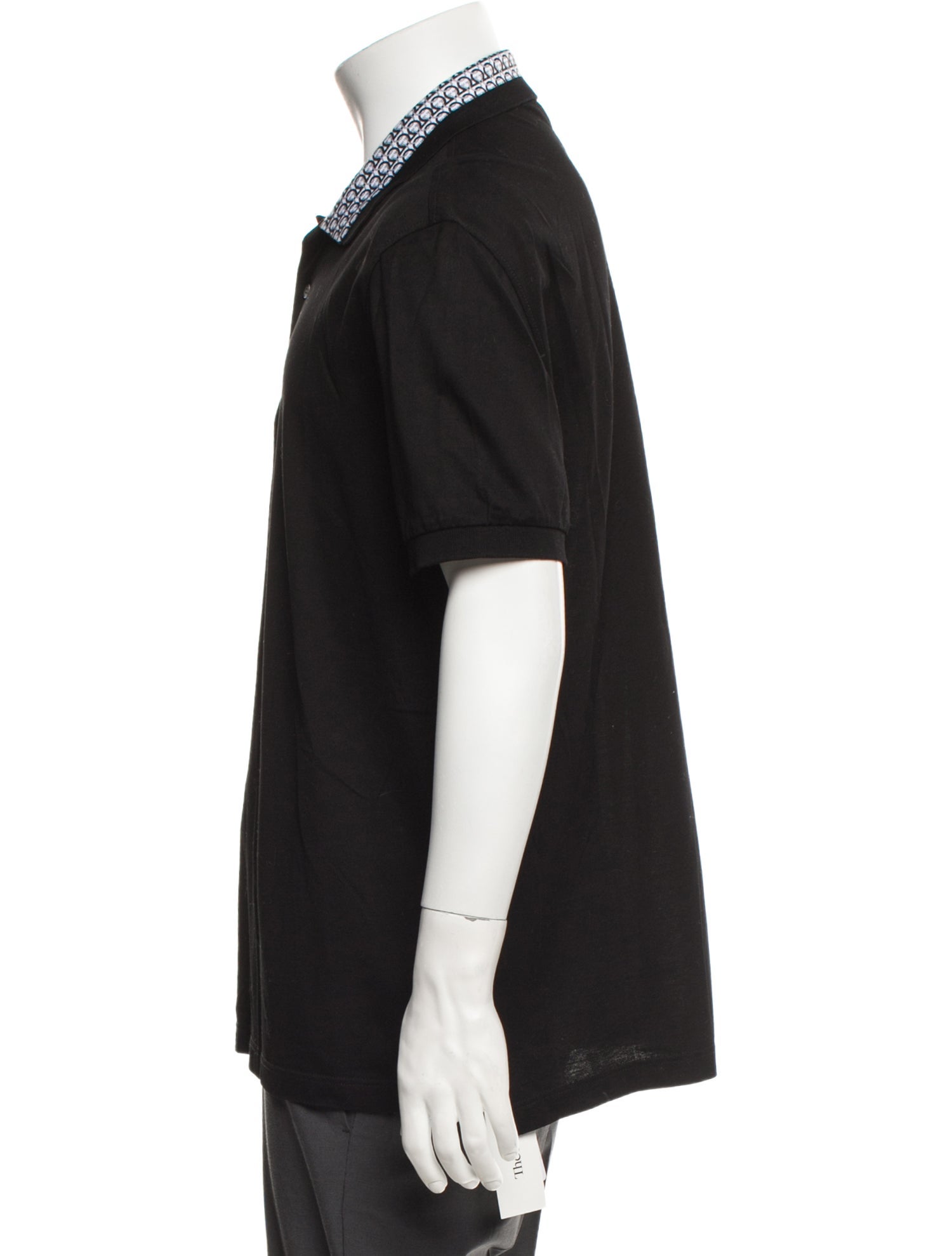 Salvatore Ferragamo Crew Neck Short Sleeve Polo Shirt