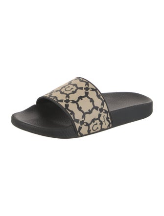 Salvatore Ferragamo Rubber Printed Slides