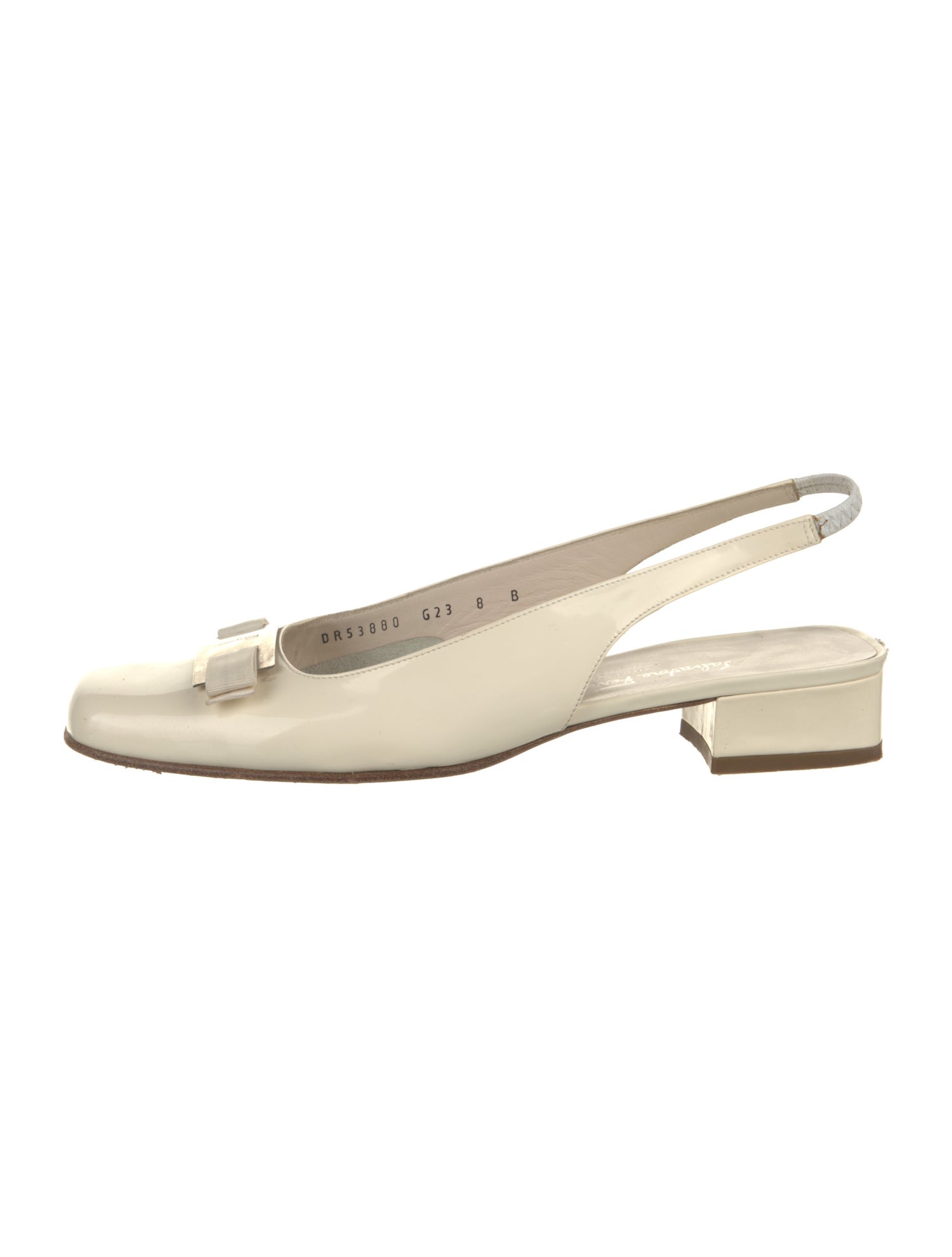 Salvatore Ferragamo Leather Slingback Pumps