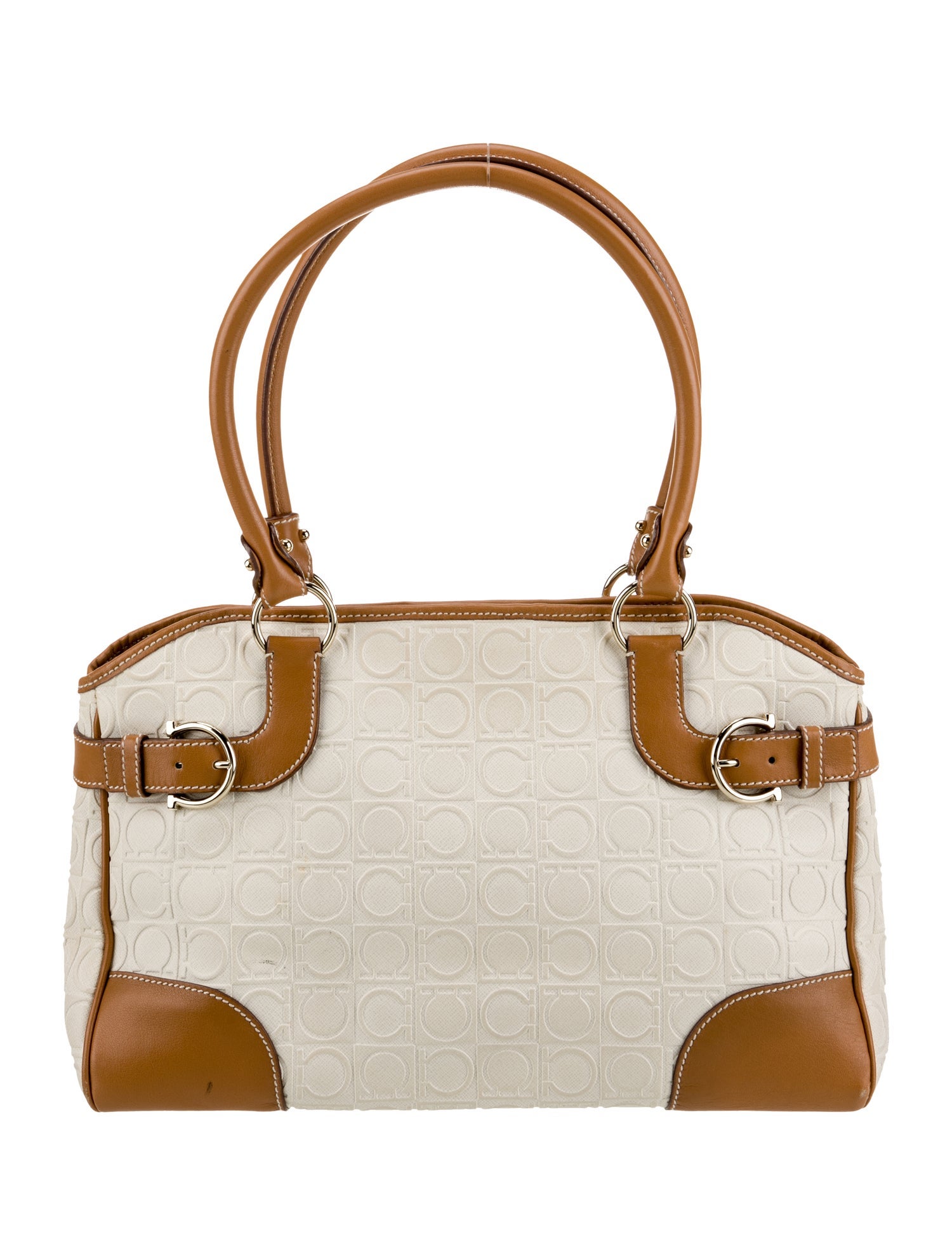 Salvatore Ferragamo Leather Top Handle Bag