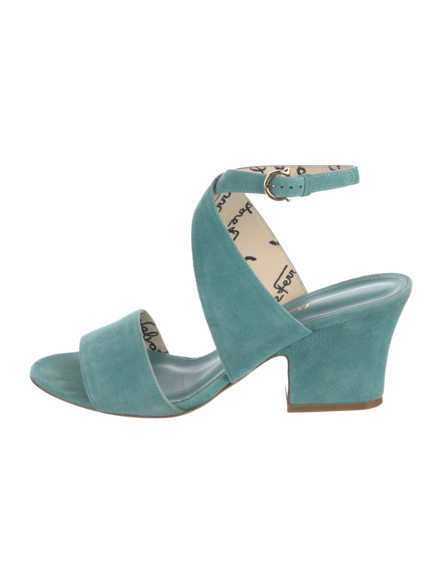 Salvatore Ferragamo Suede Slingback Sandals