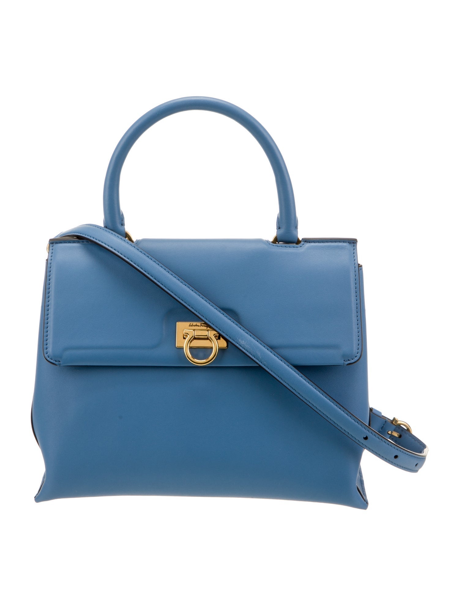 Salvatore Ferragamo Leather Top Handle Bag