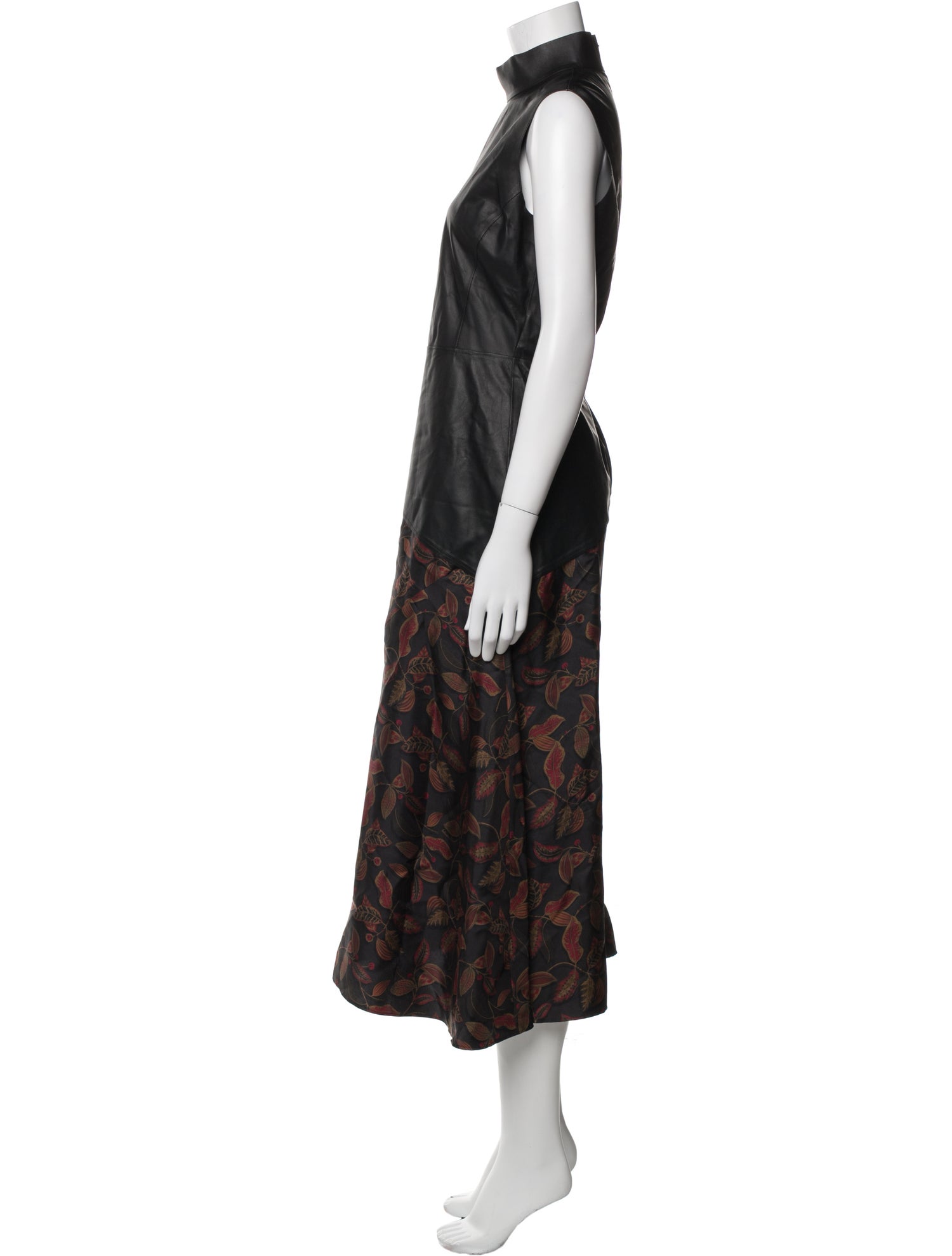 Salvatore Ferragamo Silk Long Dress