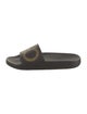 Salvatore Ferragamo Gancini Logo Rubber Slides