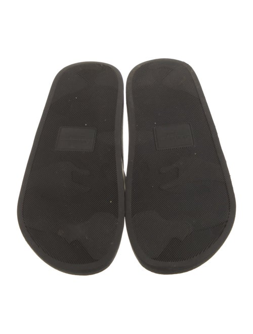 Salvatore Ferragamo Gancini Logo Rubber Slides