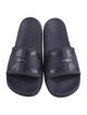 Salvatore Ferragamo Gancini Logo Rubber Slides