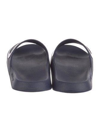 Salvatore Ferragamo Gancini Logo Rubber Slides