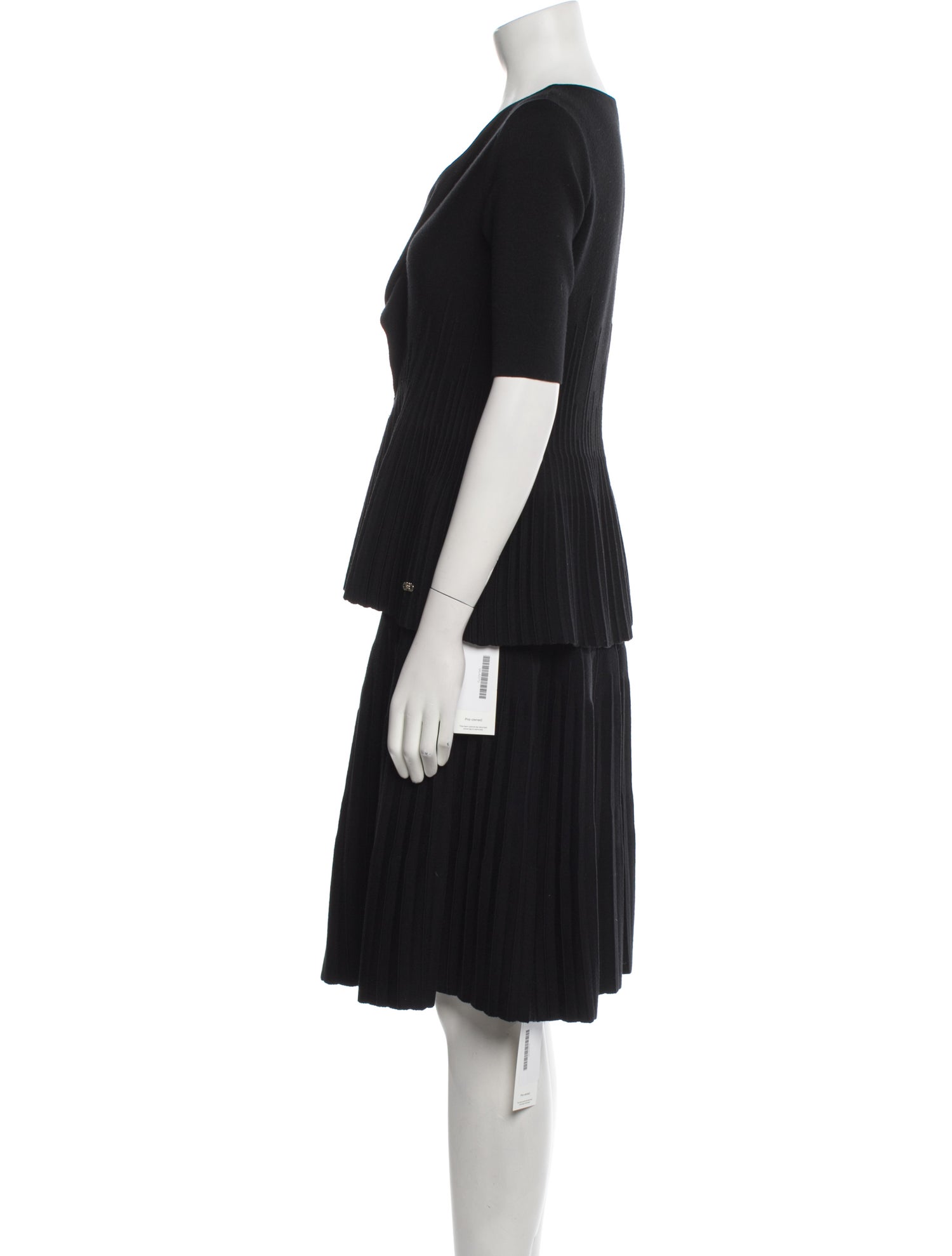 Salvatore Ferragamo Virgin Wool Skirt Set