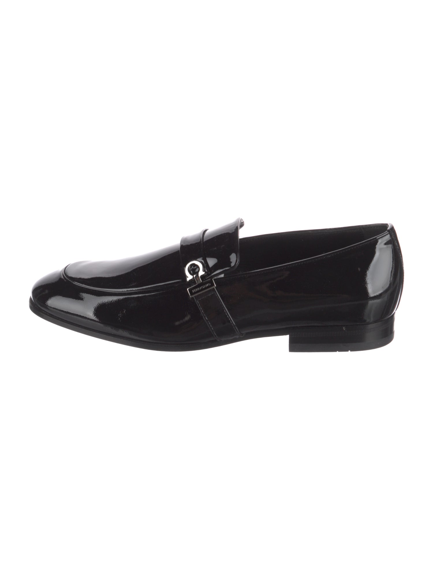 Salvatore Ferragamo Patent Leather Dress Loafers