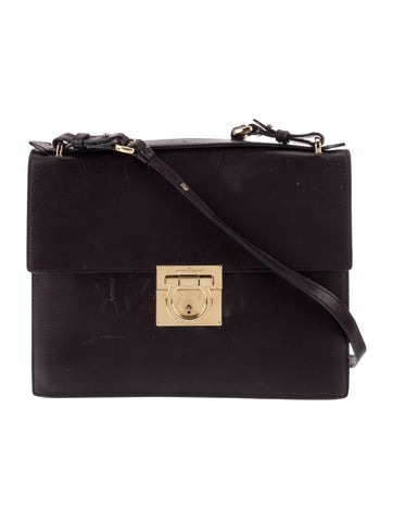 Salvatore Ferragamo Handle Bags Leather Top Bag