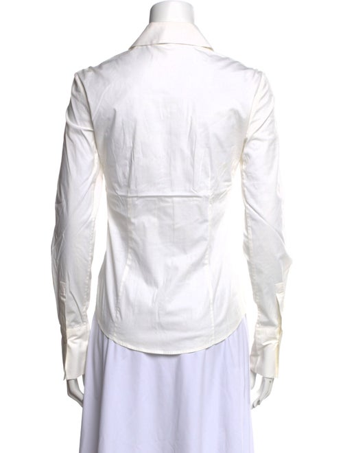 Salvatore Ferragamo Long Sleeve Button-Up Top