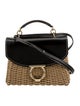 Salvatore Ferragamo Wicker Shoulder Bag