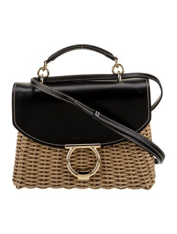 Salvatore Ferragamo Shoulder Bags Wicker Bag