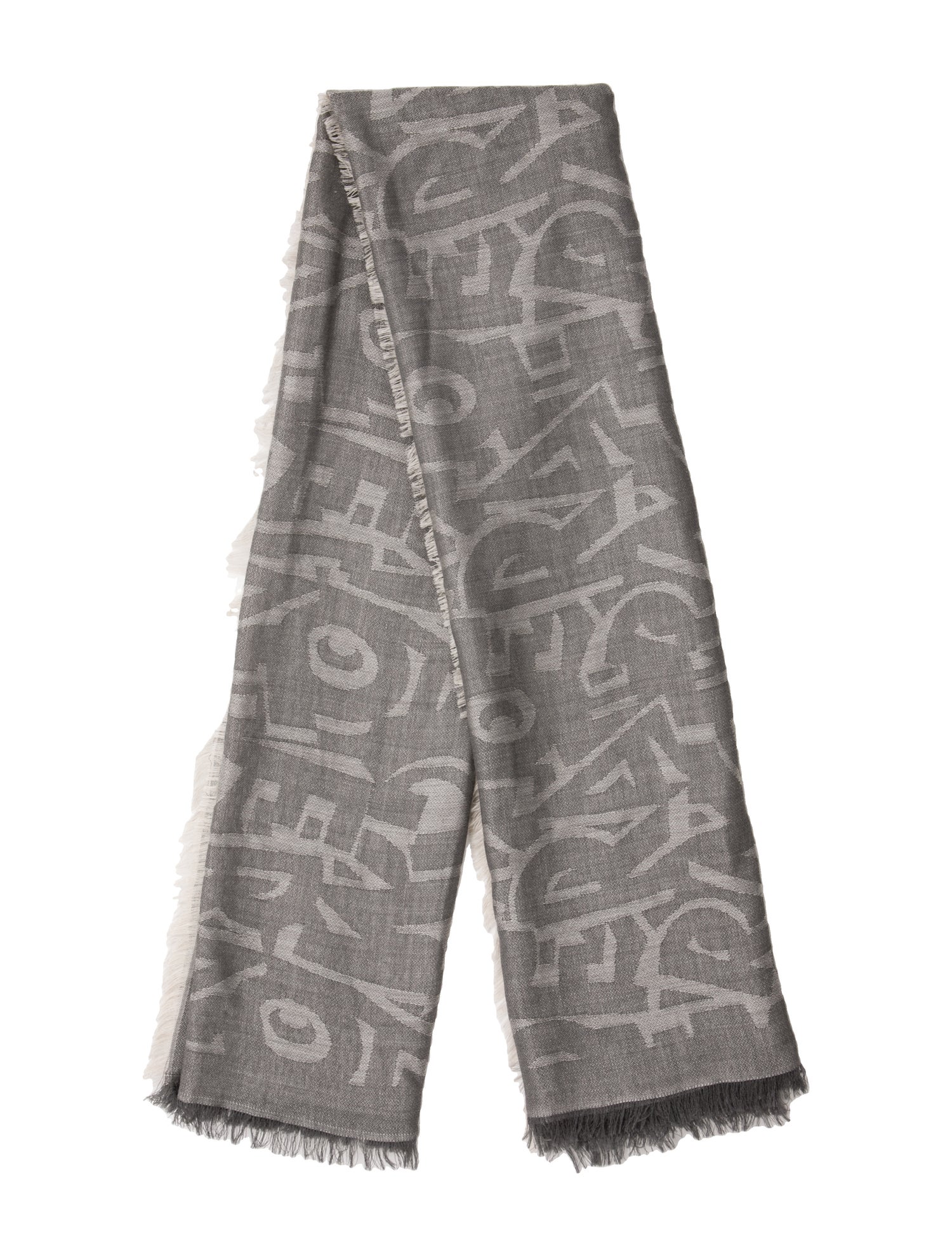 Salvatore Ferragamo Silk Paisley Print Scarf