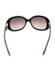 Salvatore Ferragamo Oversize Gradient Sunglasses
