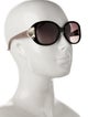 Salvatore Ferragamo Oversize Gradient Sunglasses