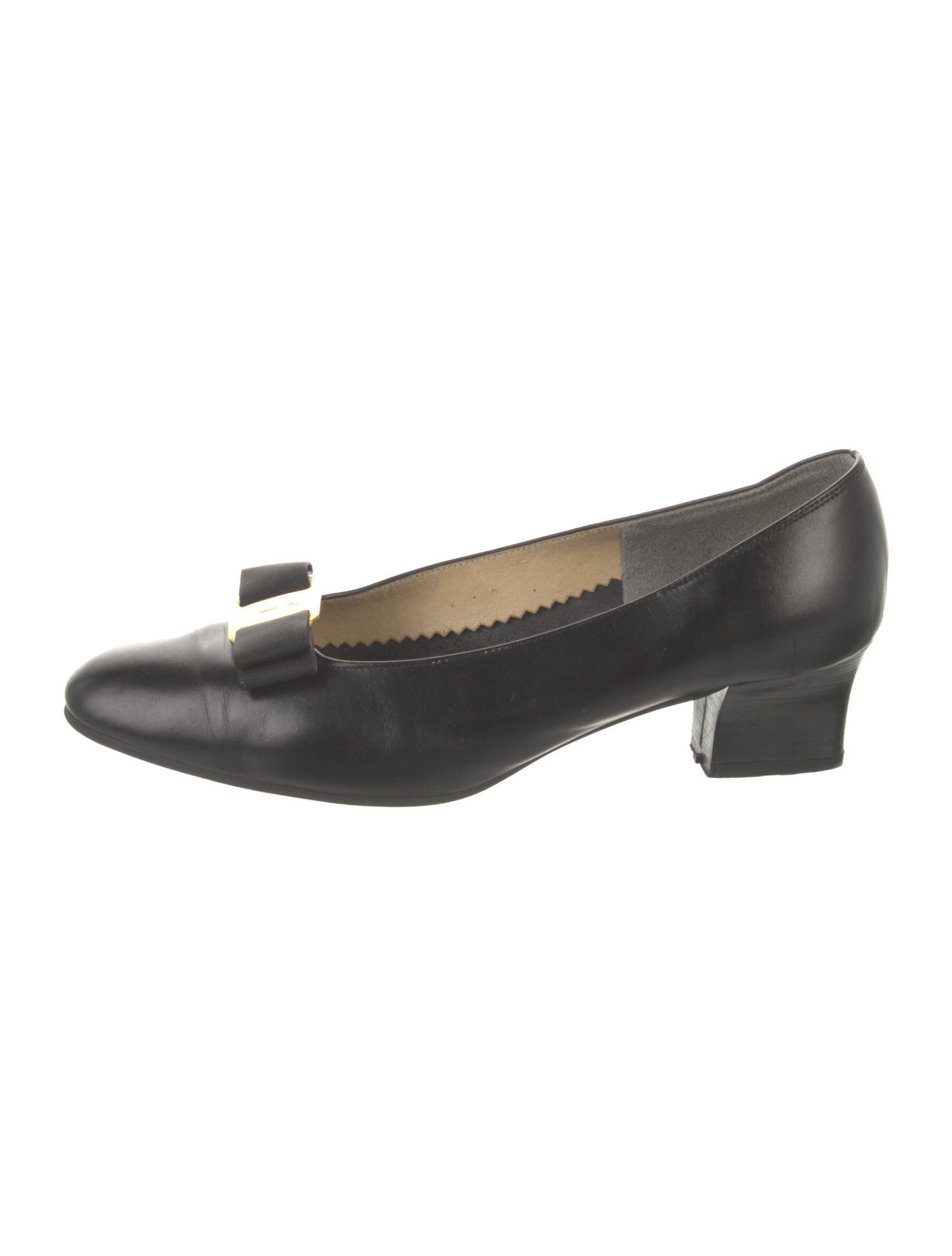 Salvatore Ferragamo Vintage Leather Pumps