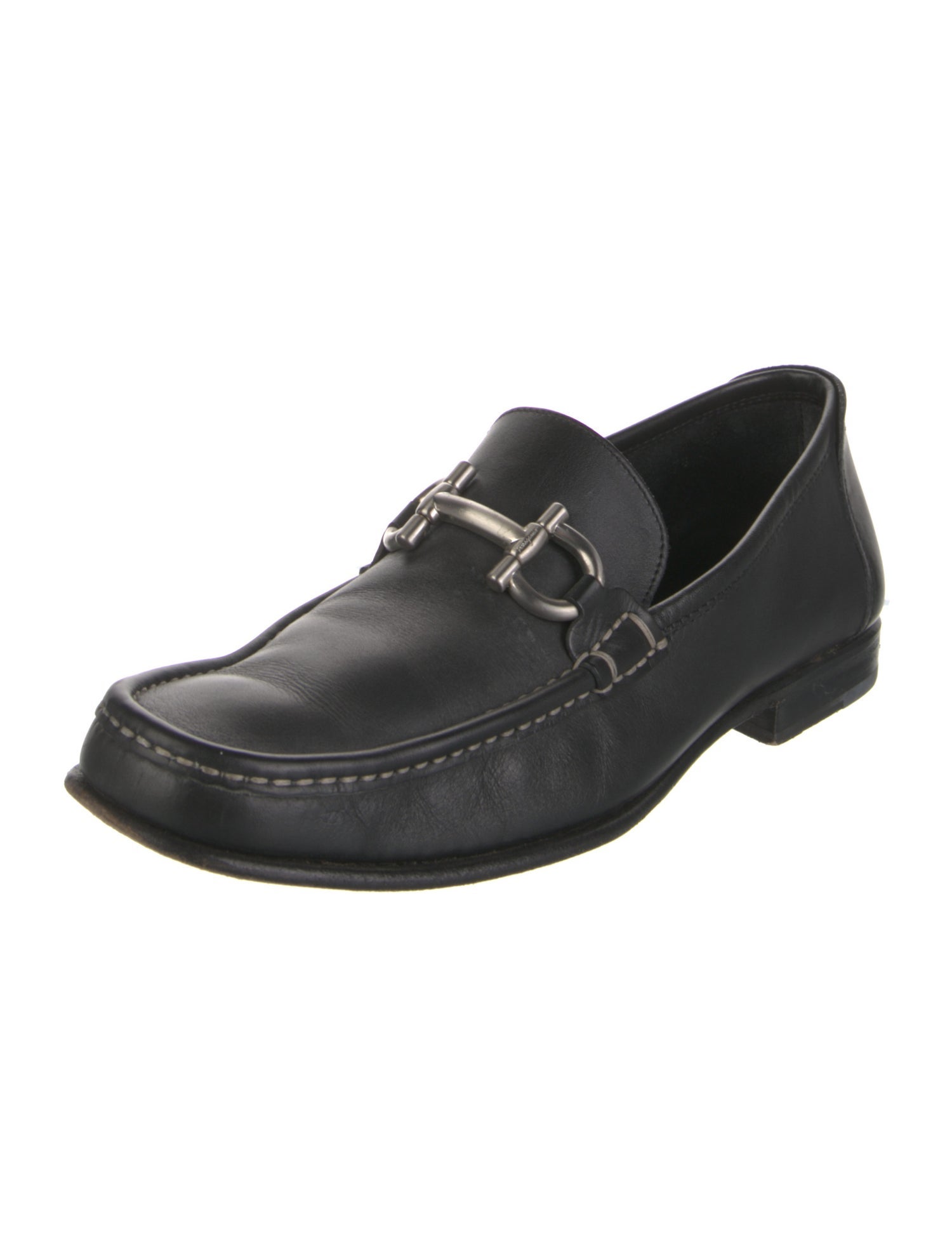 Salvatore Ferragamo Leather Dress Loafers