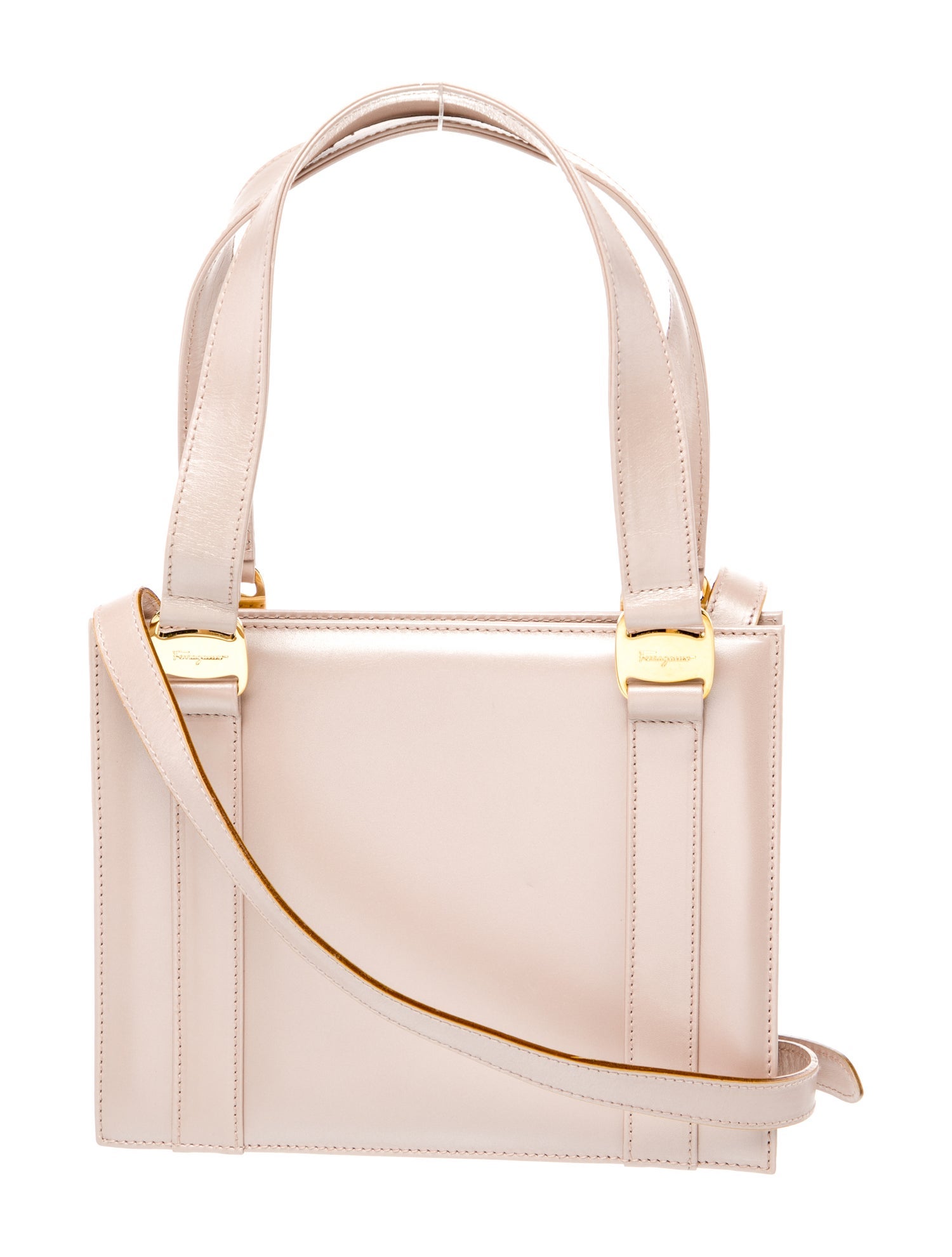 Salvatore Ferragamo Leather Top Handle Bag