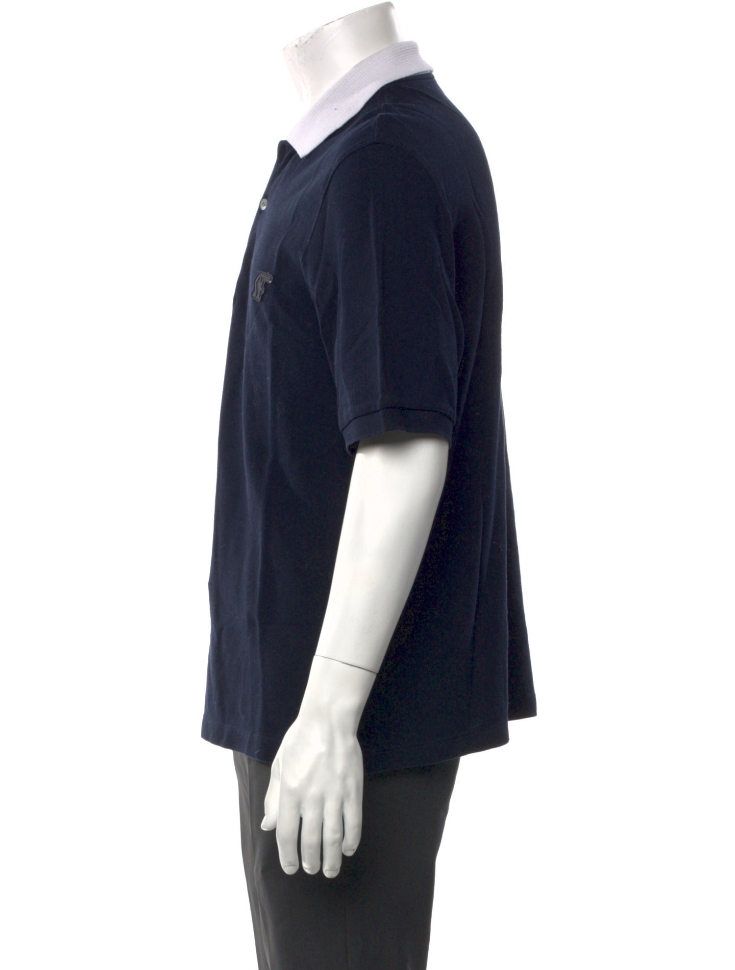 Salvatore Ferragamo Crew Neck Short Sleeve Polo Shirt