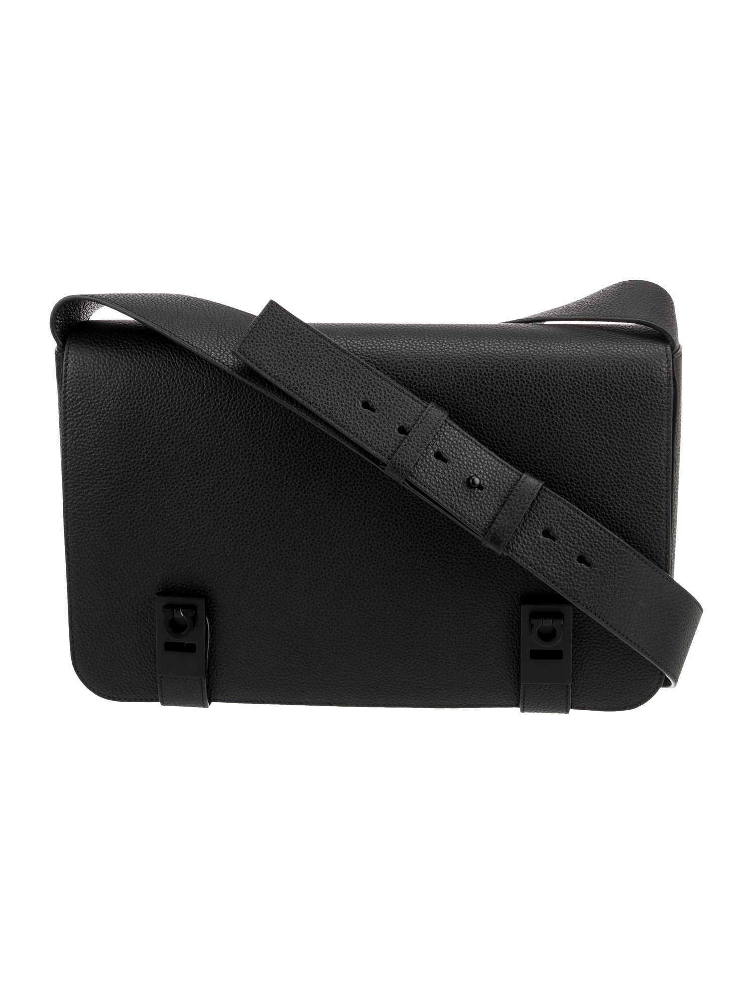 Salvatore Ferragamo Leather Messenger Bag