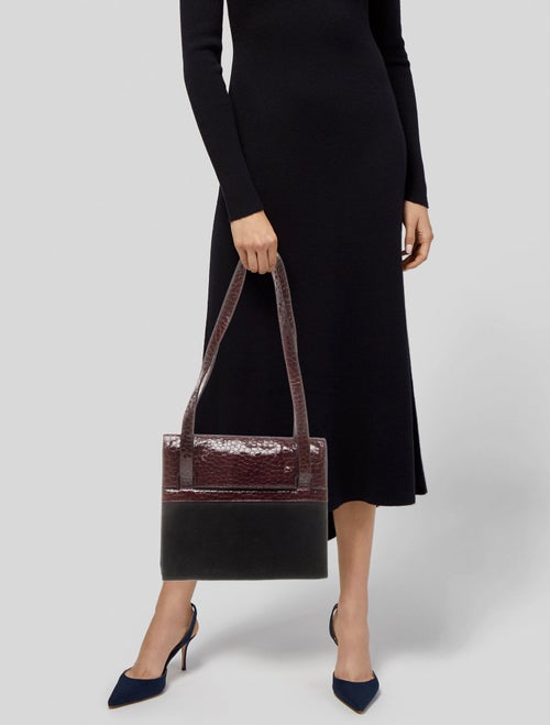 Salvatore Ferragamo Canvas Shoulder Bag